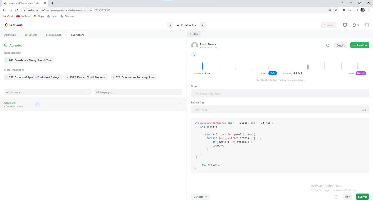 iakashbarman's tweet photo. Hello Folks,
I have completed #Day14 of #25DaysofCode Program with @scaler_official

Question: Jewels and Stones
My Code: https://t.co/Vvi0lTJ4Wo

Scaler discord link: https://t.co/GgtlbVospP
Partner: @protyushastwt

#scalerdiscord #codewithscaler #scaleracademy #scaler30doc https://t.co/wqOZXZ2fz2