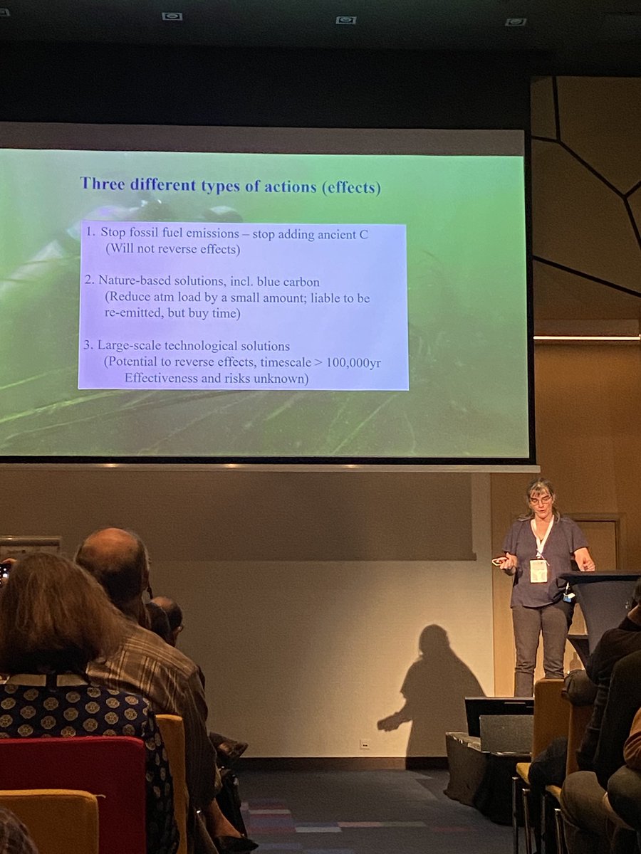 StephByford's tweet photo. Another incredibly interesting day at @eccwo, ending with a thought provoking talk on considering cumulative actions to support climate change mitigation! #jncc https://t.co/f5LF4yc9rP