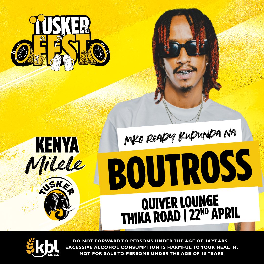 Boutross_Munene's tweet photo. Saturday We Live for #TuskerFest pale @QuiverLounge_Ke
#shraplife #shraptotheworld #tuskerfest #boutross https://t.co/W9l7J5inO1