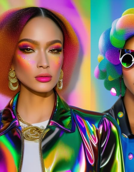 MyVintageSoul's tweet photo. "Living Color" - Fashion/Style From A Parallel Universe (new series) https://t.co/5PM72HKSMS #aiart #nightcafe #digitalart #vqganclip via @NightcafeStudio 

#aiartcommunity #AIcommunity #AIportrait #creatives #artists #aiartists #AIArtwork #scifiinspired #fashionart https://t.co/fd2h1CRRoZ