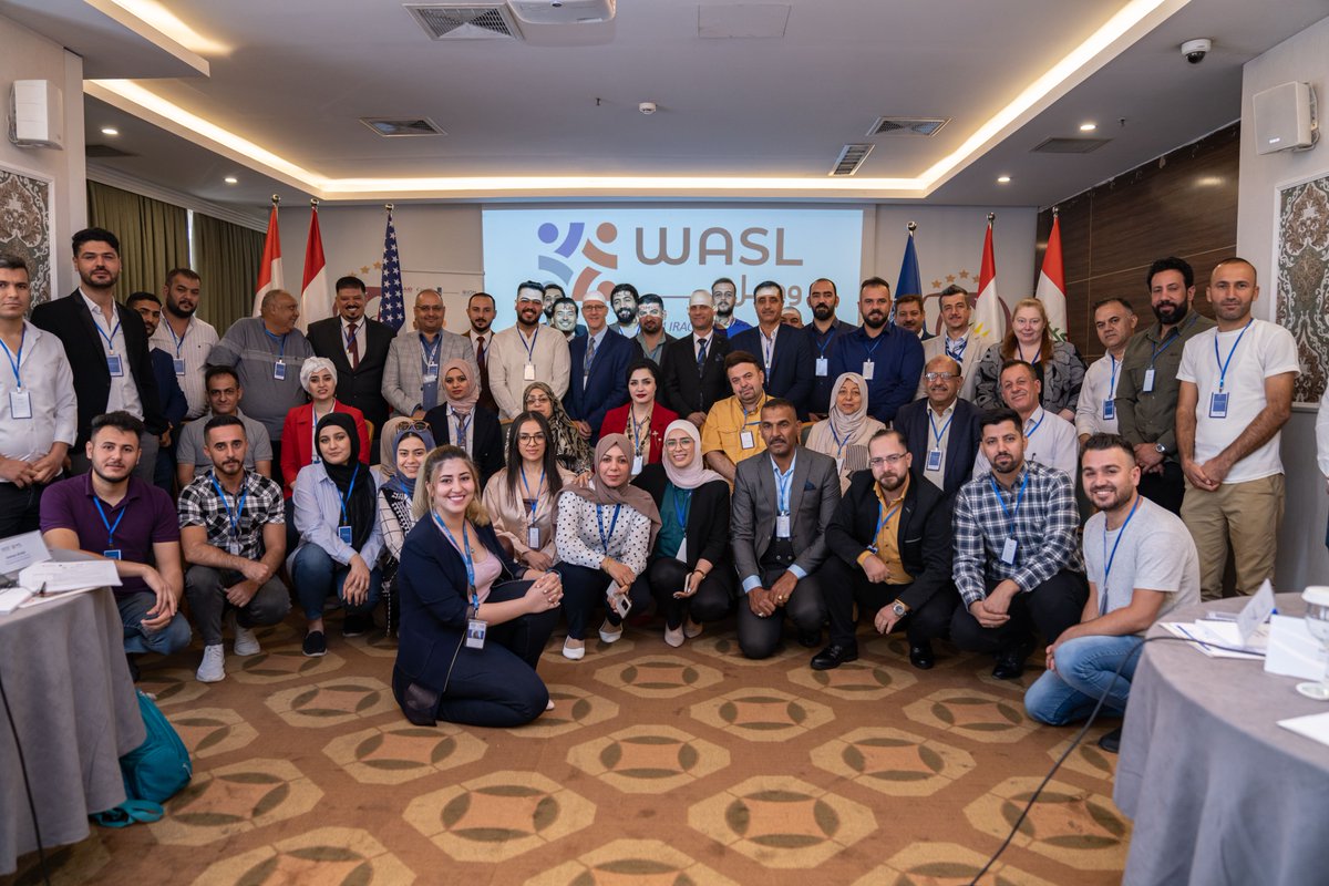 IOMIraq's tweet photo. 🚨Attention CSOs from #Zubair, #Fallujah, #Hawija, #Halabja, #Mosul (West Mosul, Shoura, Qayarah, Hammam Al Alil, Muhalabia) + #TelAfar!
You are cordially invited to attend an upcoming townhall meeting hosted by IOM Iraq's WASL Civil Society Fund Programme! https://t.co/GE3apdZ8Gl