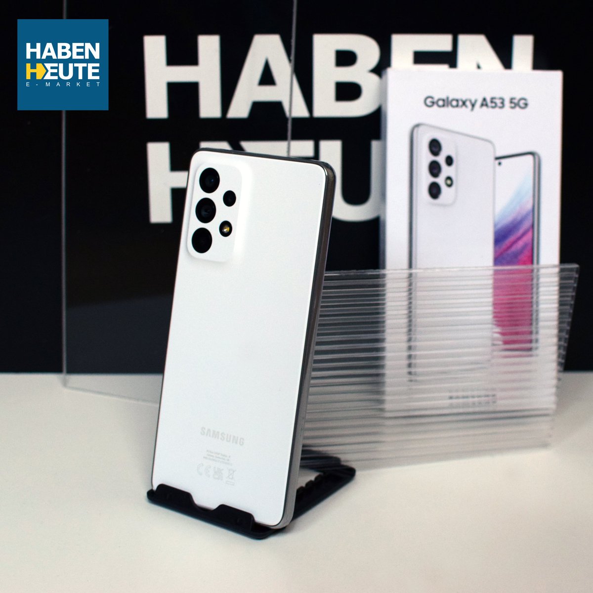 HabenHeute's tweet photo. Die Galaxy A-Serie ist seit einiger Zeit die meistverkaufte Produktlinie von Samsung. Das A53 ist das Telefon, das Ihnen alles bietet, was Sie brauchen, mit hoher Leistung und hoher Qualität. 

#a53 #samsunga536 #aseriessamsung https://t.co/5F23cMTrjx