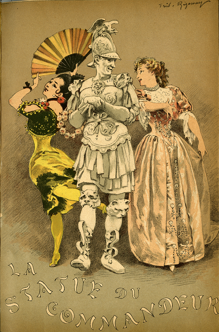 MuntzArchives's tweet photo. This title page is featured in our copy of, “La Statue du Commandeur: Pantomime en 3 Actes,” by Adolphe David. The UT Tyler Archives has a lovely selection of sheet music within it's rare book collection. #TheatricalTuesday #TitlePageTuesday #rare #book #specoll https://t.co/a9LEdWUSqW