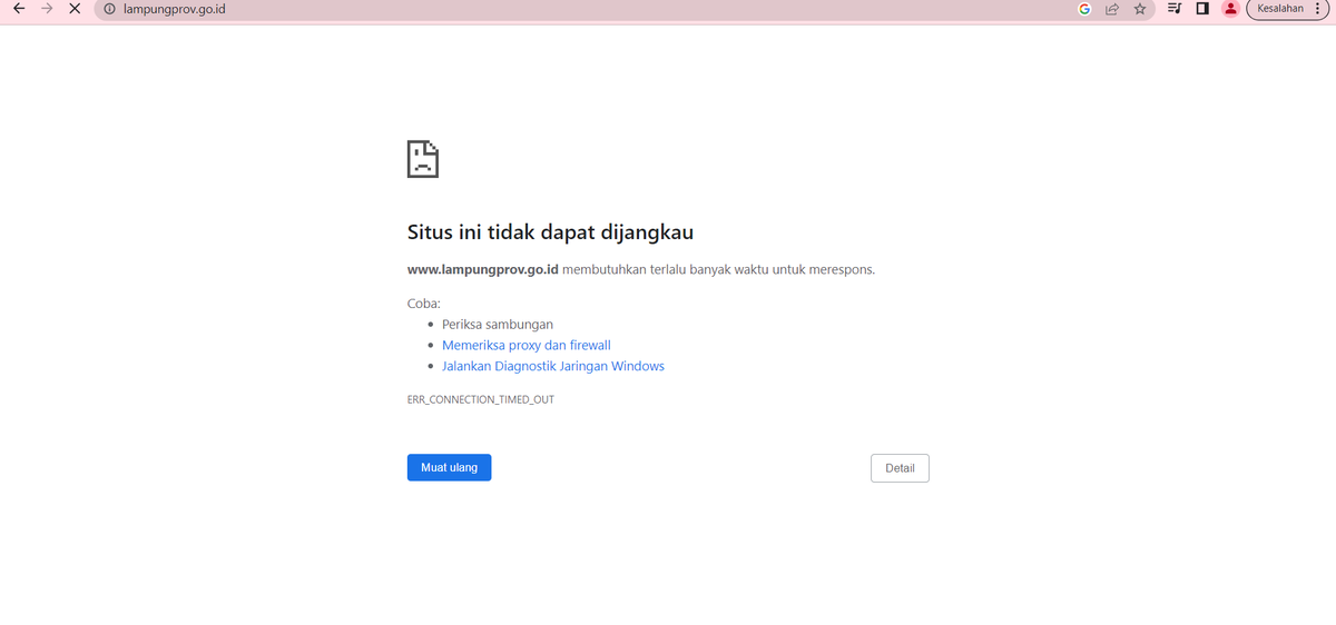 TSechow's tweet photo. #DDOS [Pemerintah Lampung]
IP/HOST : https://t.co/Gk8q84JluP
STATUS : Down/Slowed
Proof : https://t.co/m3g3TTuqD8

Pemerintah Anti Kritik? Turun Jabatan Aja Dek
DI Kritik Yang Bener Kok Marah Dek
#Lampung https://t.co/ERhmN3wQuI