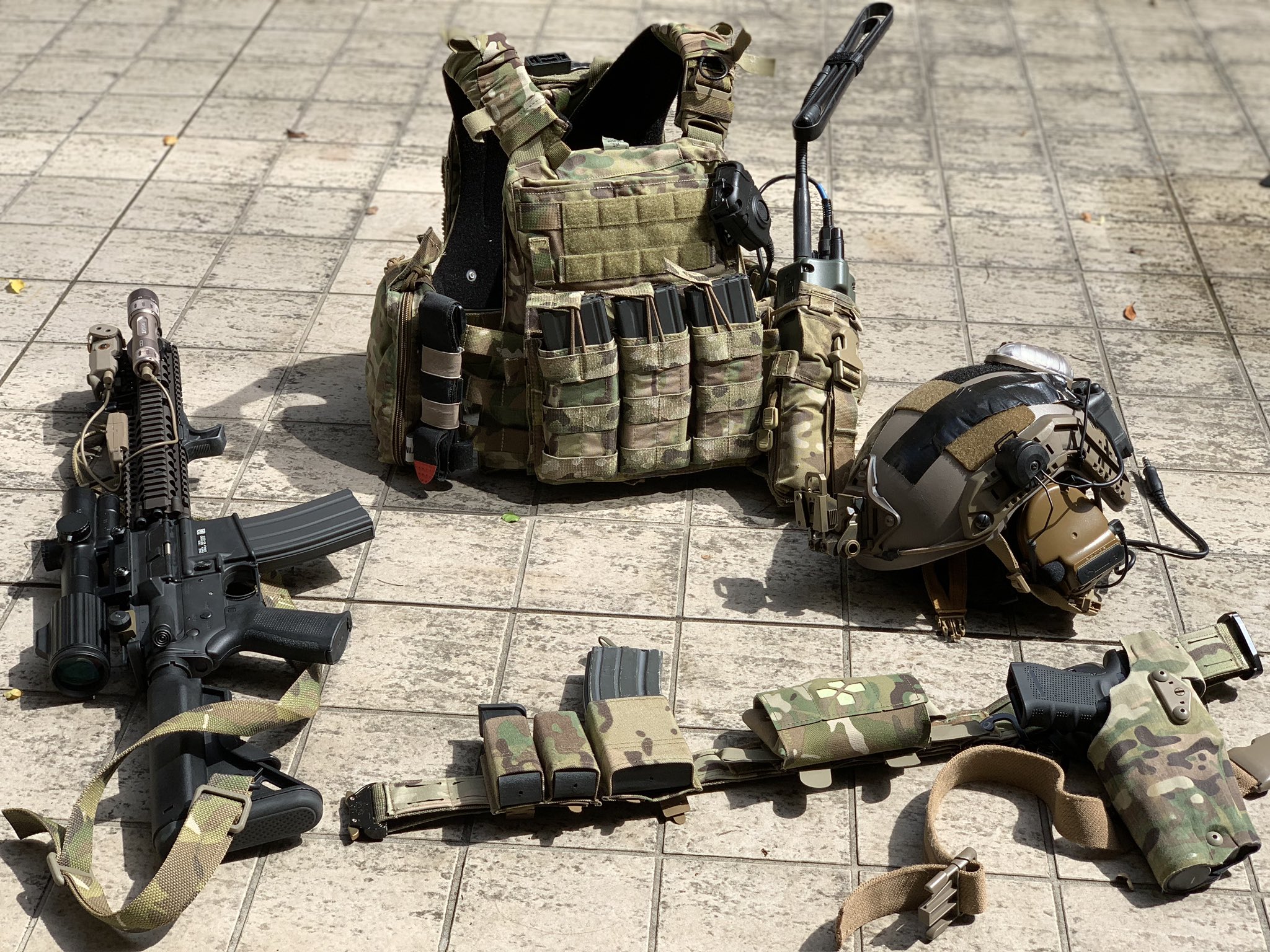 TMC Crye Precision AVS スイマーカットタイプ 実物生地 TMC
