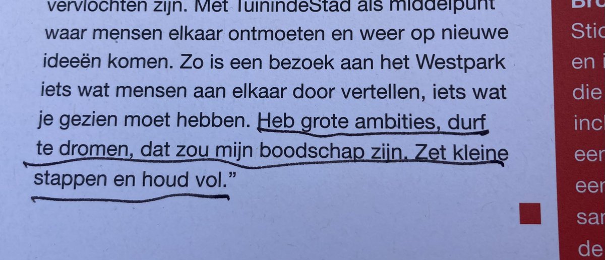studioMARCHA's tweet photo. Mooie wijsheden van onze @vetteviscom in t ABCD-boekje van @VSBfonds
‘organiseer vanuit de mensen, heb grote ambities, droom, zet kleine stappen en houd vol’
#programmaSAMEN #desamenmakerij https://t.co/gqH8vJShrZ