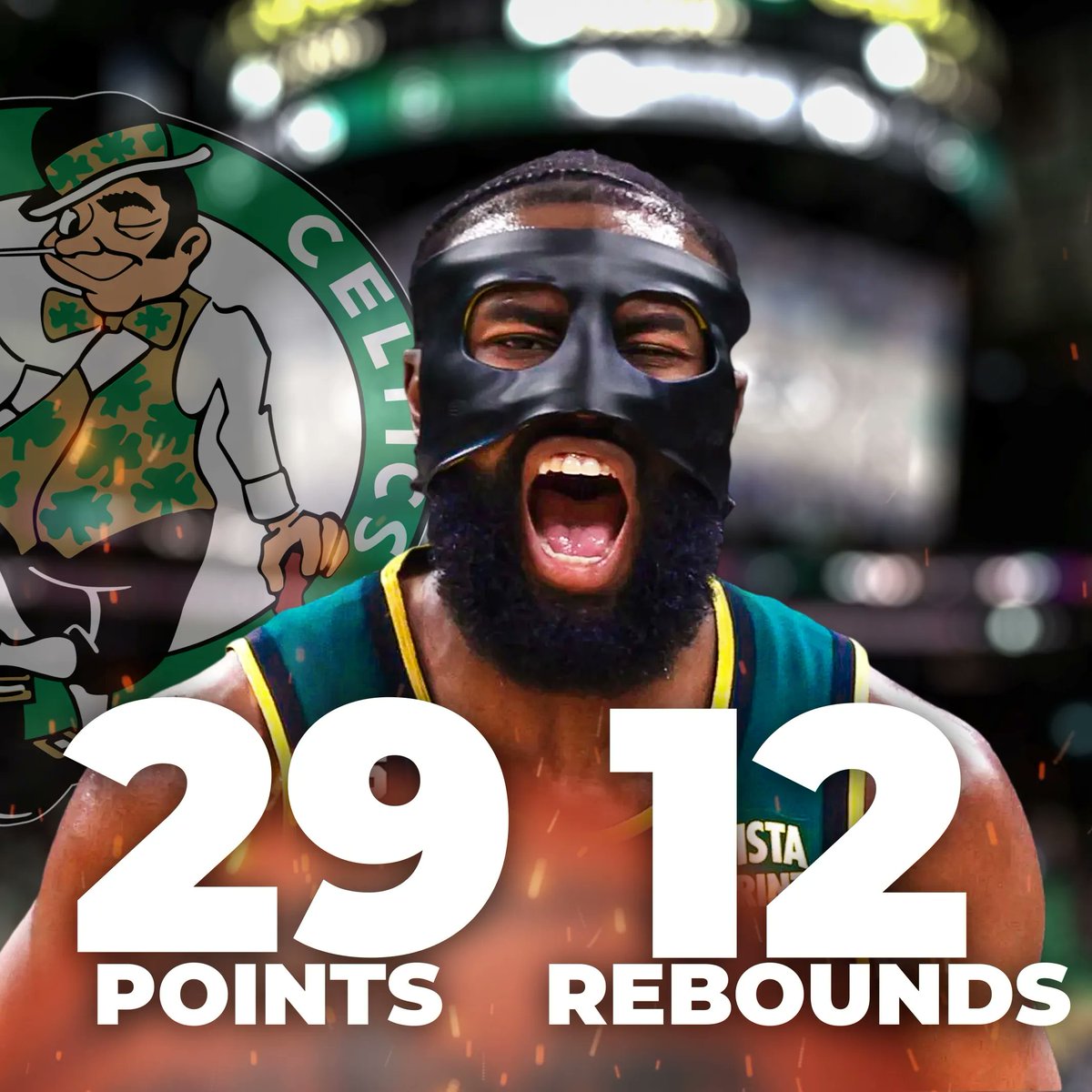 bccssports's tweet photo. The NBA Playoffs kicked off Saturday night and the fans in Beantown were in the groove. The Celtics jumped out quick getting up by 32 points and dominating the Atlanta Hawks. Jaylen Brown poured in 29 points &amp; 12 reboounds to help lead the Celtics to a 1-0 series lead #nbaceltics https://t.co/BocyzBAUYd