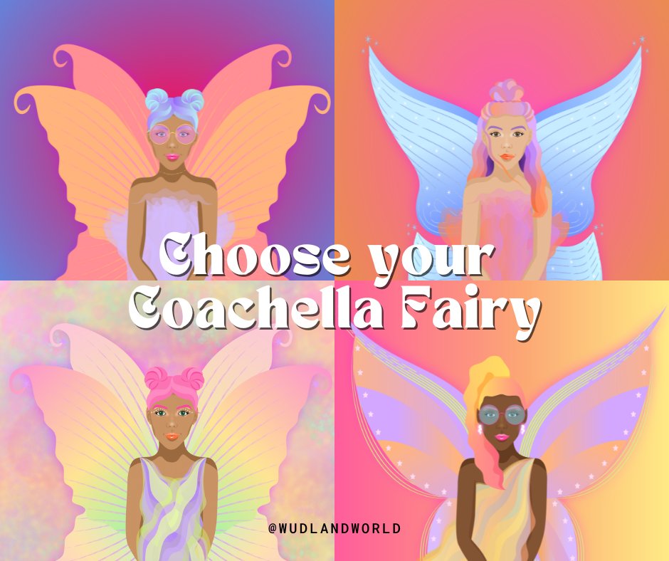 wudlandworld's tweet photo. 🌿🎡✨ Which Coachella Fairy vibes with your festival spirit? Comment your favorite below!💚 https://t.co/xy7pxuW4ug