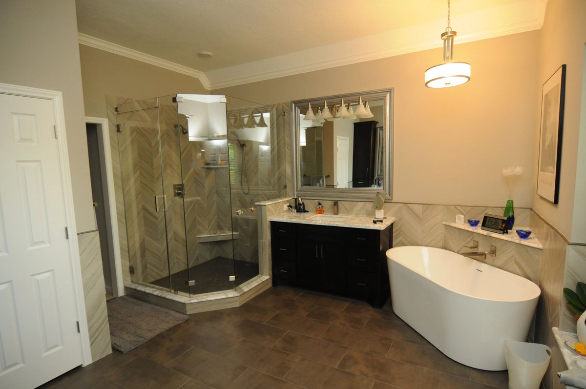 We spend about 4,380 minutes, or 73 hours, in our bathrooms per year. Make sure you're spending that time in a space that meets your needs! What's one must-have that you want in your newly remodeled bathroom? #HarrisonCAndR #CityOfKaty #HoustonConnect
