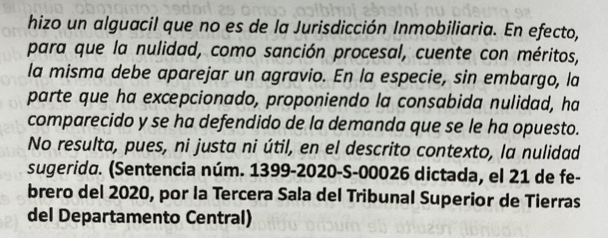 yoaldohp's tweet photo. ALGUACILES ADSCRITOS A LA JI. NOTIFICACIONES SOLO EN LA JI. FORMALIDAD. AGRAVIO. REITERACIÓN DE CRITERIO. Para que la inobservancia de la formalidad de citar con estos alguaciles apareje una nulidad, por regla procesal general, debe probarse un agravio. Sin agravio, es válida. https://t.co/yqnxfAjiXu