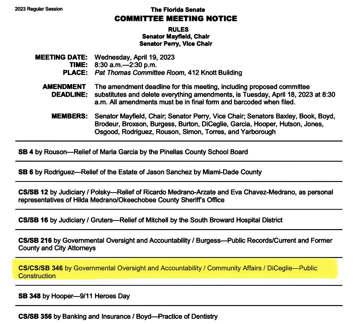 CarlosGSmith's tweet photo. Tomorrow, FL Senate Rules committee will debate an amendment to SB 346 to let construction companies PAY WORKERS LESS.

I’m not kidding.

Cities + counties would be BANNED from requiring construction contractors pay workers more than minimum wage.

WE. NEED. A. NEW. LEGISLATURE. https://t.co/BMJm2t1htG