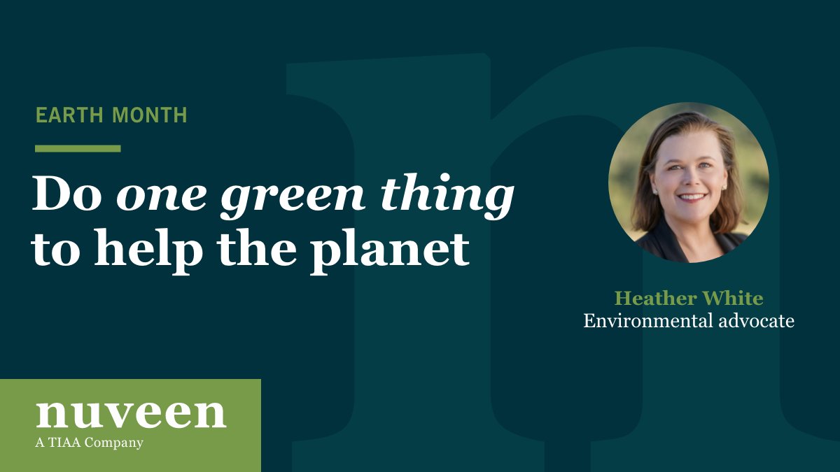 We were proud to welcome environmental advocate @heatherwhiteofc for a discussion on how we can all join the movement to do #OneGreenThing and be the hero the planet needs right now, including how small individual actions add up to big policy changes. #EarthMonth