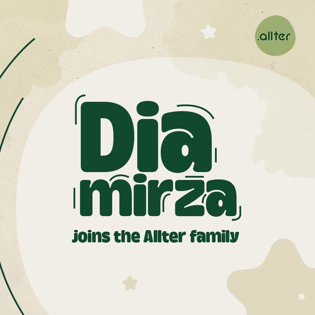 letsallter_'s tweet photo. The Allter family is delighted to announce that super mom and sustainability champion Dia Mirza (@deespeak) has joined us in our mission to give babies a greener, safer and gentler start to life. 

Shop now at https://t.co/7PiDOG7Woe 

#DiaMirza #Allter https://t.co/XZtzyueHi3