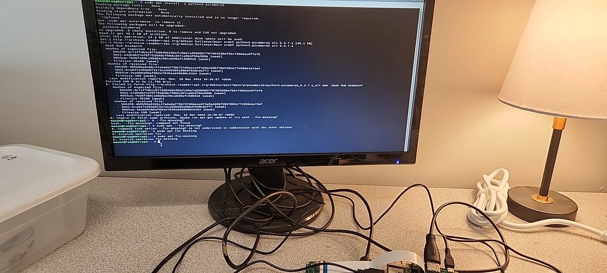 #Troubleshooting help: My class set #RaspberryPi ran #PiCamera before the #Bullseye update. Trying to use #PiCamera2 in @thonnyide to take a pic w/no luck. Anyone have sample code that's worked just to get your camera to take a picture? #picademy @Raspberry_Pi #csforall