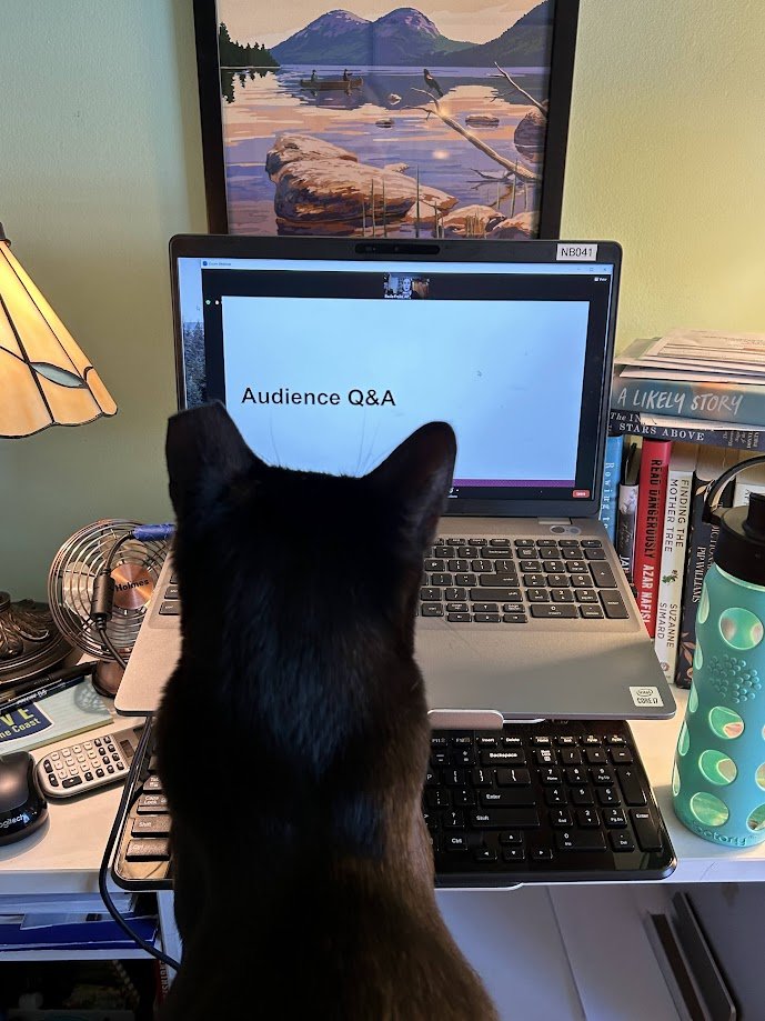 ChelseaDSutton's tweet photo. I've gotten to enjoy the #apstyleworkshop the last few weeks. In the spirit of one of today's major topics of discussion, Collin would like to petition AP Style to capitalize the word Cat at all times. This, of course, would not apply to the word dog. https://t.co/BabR882XOT