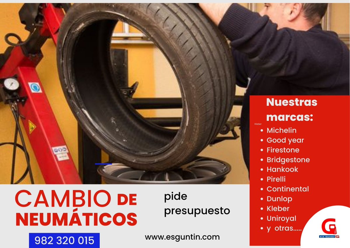 ES_Guntin's tweet photo. 🛞Vigila el buen estado de los neumáticos de tu vehículo, nosotros podemos ayudarte!!!!👌

https://t.co/3SN9uOfQdx https://t.co/a4IgGf45S4