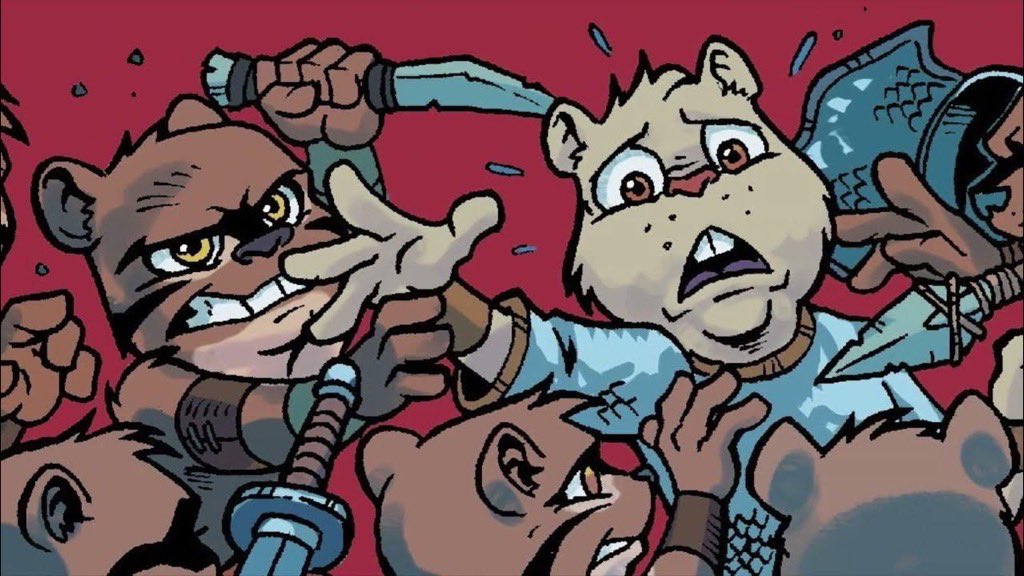 AXECOP's tweet photo. Get your medieval squirrels! Sons of Ashgard is coming 5/10 from cool dudes @CreatorChad and Matt Wendt  @DarkHorseComics  

Check out the trailer below:

https://t.co/WEIFM3kcu1

#sonsofashgard https://t.co/2oMEobxC0h