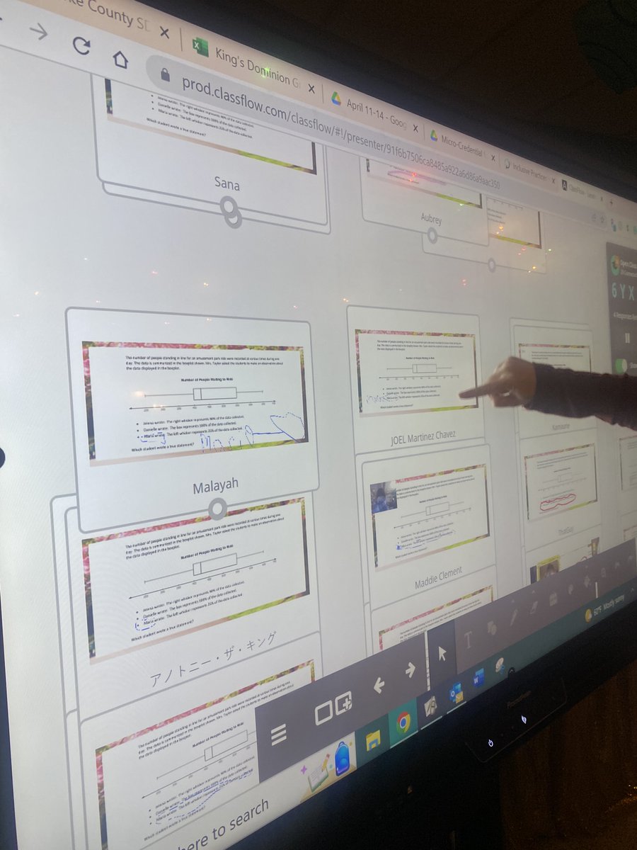 BensonVoss's tweet image. Yesterday we brought back #Classflow to our comparing boxplots lesson. We were happy that it worked with no issues! We may have to utilize it even more. #engagement