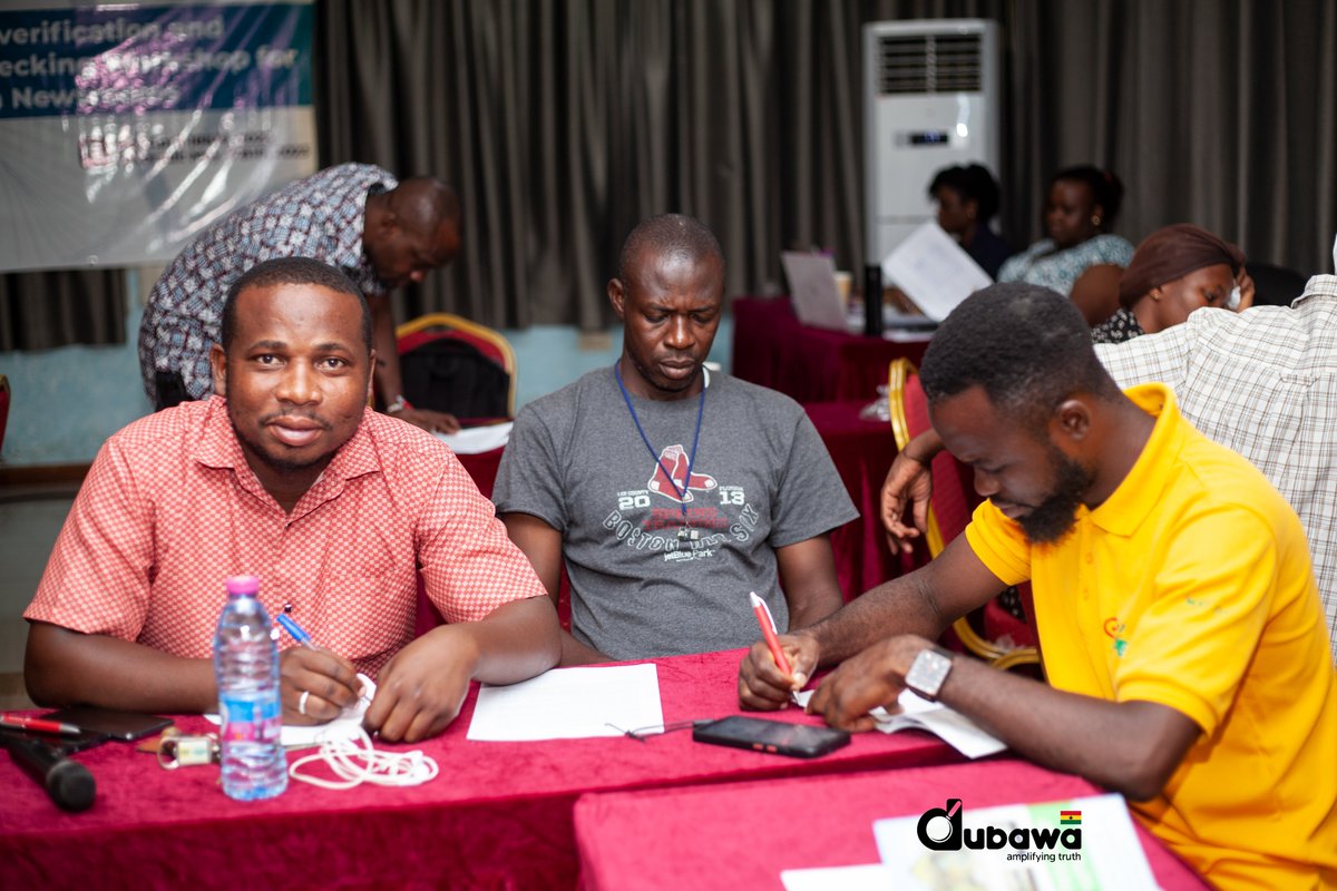 dubawaGH's tweet photo. Considering the importance of identifying the issues plaguing the mediascape, our editor, @nathangadugah, explained the information disorder eco-system. 
He showed that people's intent for manipulating information is why we have misinformation, disinformation &amp; malinformation. https://t.co/Ie6zYqeaxM