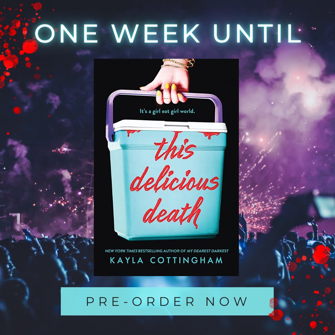 peculiaritea's tweet photo. We are ONE WEEK (ahhh) from the release of THIS DELICIOUS DEATH, my sophomore YA sapphic horror novel about a group of cannibalistic ghoulfriends who accidentally eat a boy at a music festival! If you haven't already, consider pre-ordering.

links: https://t.co/EzfcHgW7ip https://t.co/p5NelpSmat