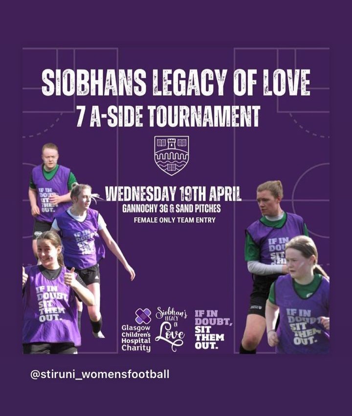 Pumpkin_Mumma's tweet photo. Please RT. We are beyond grateful &amp; immensely proud that @stiruni_wfc have created this tournament in honour of our beautiful girl.Our hearts are shattered but we are committed to keep her memory alive raising funds for @GCH_Charity via Siobhans Legacy of Love #remembersiobhan 💜 https://t.co/qJKOVV7xEK