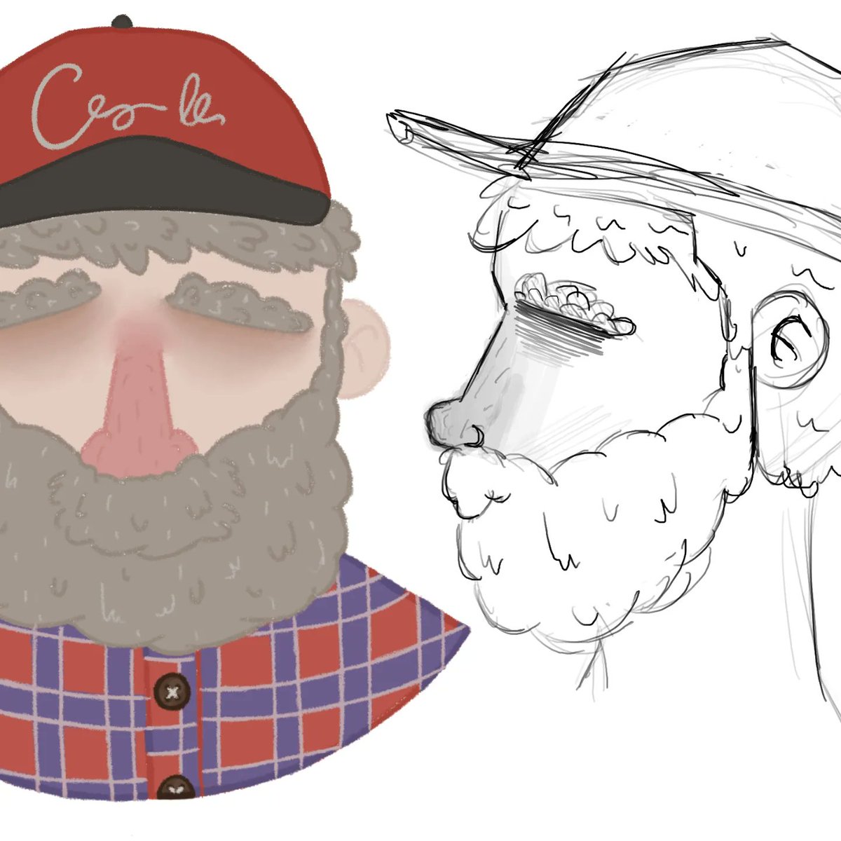 Lee_Earnshaw23's tweet photo. Here's a few concept design from our games rost of characters : Dylan (First Image/Protagonist), Dad (Beard/Cap), Lola, Derek and Matthew (Wizard lookalike).
Designed by our concept artist David.
#ABlankSlateGame #purplelotusstudio #gamedev #gameconcept #conceptart https://t.co/CD2Imvohjw