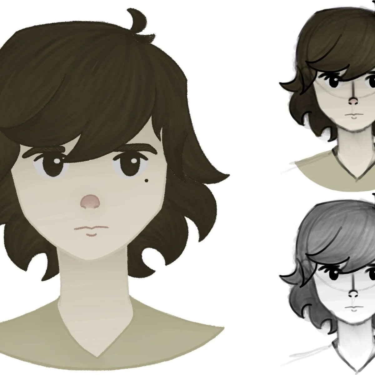 Lee_Earnshaw23's tweet photo. Here's a few concept design from our games rost of characters : Dylan (First Image/Protagonist), Dad (Beard/Cap), Lola, Derek and Matthew (Wizard lookalike).
Designed by our concept artist David.
#ABlankSlateGame #purplelotusstudio #gamedev #gameconcept #conceptart https://t.co/CD2Imvohjw