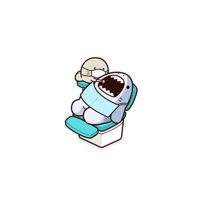 痛かったら手を上げてくださいね#サメーズ 