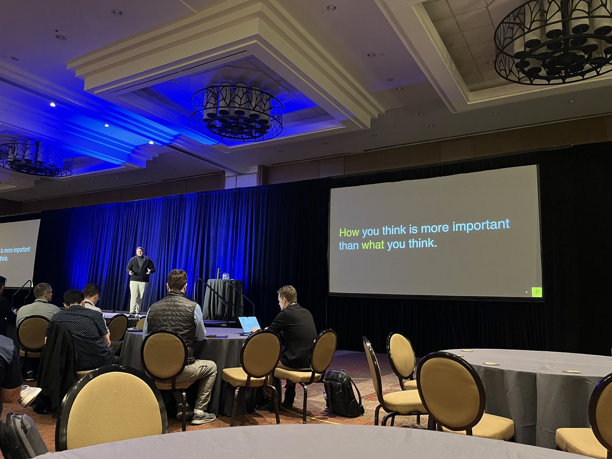 Food for thought this morning at <a href="/MicroConf/">MicroConf</a> from <a href="/Patticus/">Patrick Campbell</a>