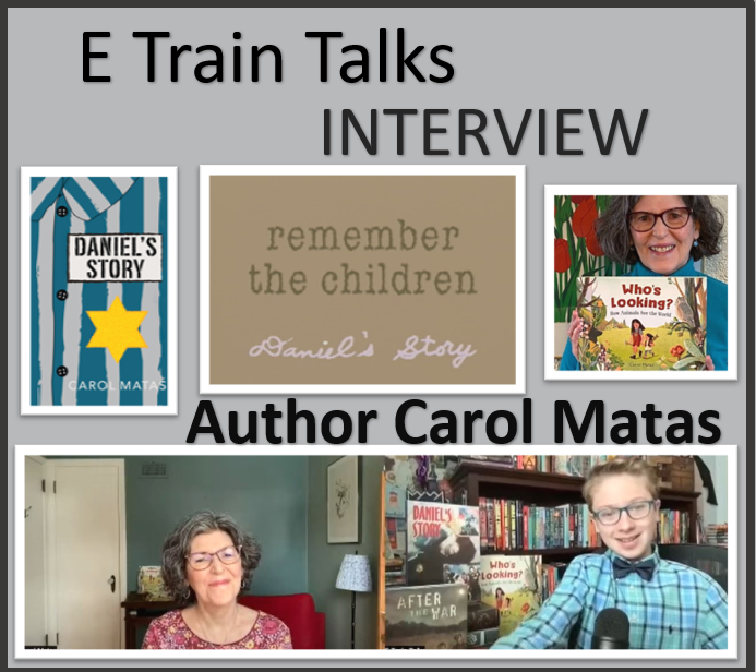 ETrainsWorld's tweet photo. Today is #HolocaustRemembranceDay & I'm so grateful and proud to share my interview with the wonderful #author Carol Matas. Carol's #stories share the truth about what happened in the Holocaust. In fact, @carolmatas's DANIEL'S STORY is the 1st #kidlit #Holocust story I've read that doesn't sugar-coat what happened in the concentration camps & to the @Jewish people during #WW2. What made our talk even more special is that this is Carol's 1st #podcast! I'm so proud to share our talk on such an important & meaningful day! Click. Watch. Learn. ✡️➡️https://t.co/plh4VpxBFv
@diversebooks @JewishBook #NeverForget #StandUpToJewishHate #Jewish @MCHEKC @NeverAgainActn #NeverAgain