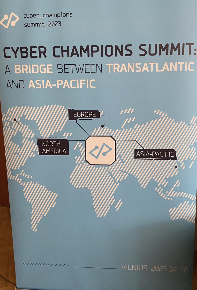 liesjeklomp's tweet photo. Looking back on a inspiring #CyberSummitLT Valuable engagements underlining the need for civilian and military cooperation, also with industry. Resilience is key as mentioned by our cyber ambassador Nathalie Jaarsma. Enough work to take further in Brussels #WeAreNATO #WeLoveTheEU https://t.co/rVvFNI7km6