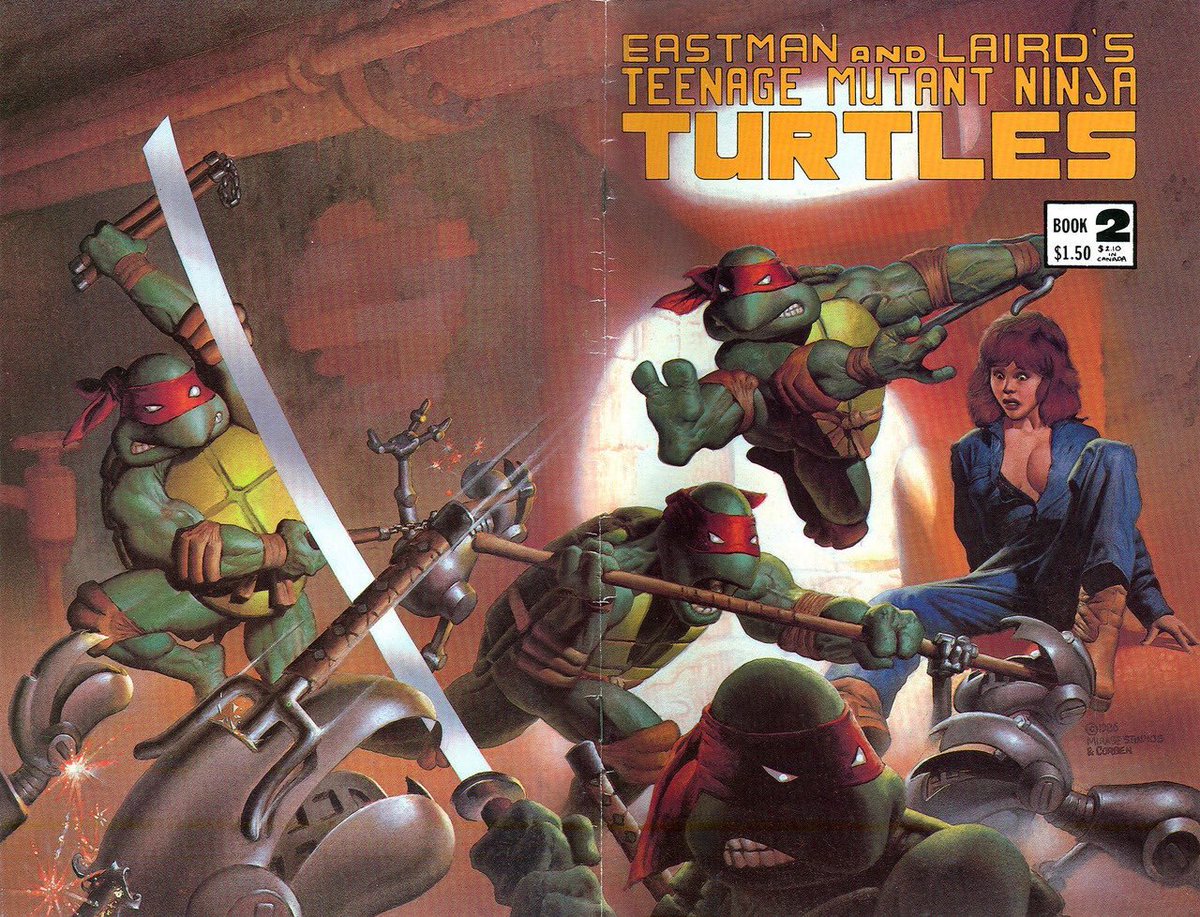 THEREALROLOISME's tweet photo. Diversión sin frenos: «Las Tortugas Ninja. Tortugas por el tiempo» de Kevin Eastman, Peter Laird, Richard Corben y Jan Strnad. Edita @eccediciones https://t.co/nsCQ251afB #ECCEdiciones #janstrnad #kevineastman #lastortugasninja #PeterLaird #RichardCorben @LHMagazin @eccediciones https://t.co/x5F7zt9762