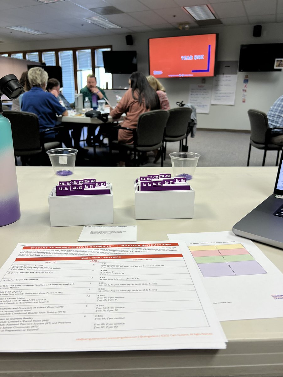 Cairnguidance's tweet photo. So fun playing role of facilitator and monitor for our #systemsthinking #systemschanging simulation for @KYHealthAlerts #schoolhealth Branch & @KyDeptofEd staff! https://t.co/QVQZPM1M5P