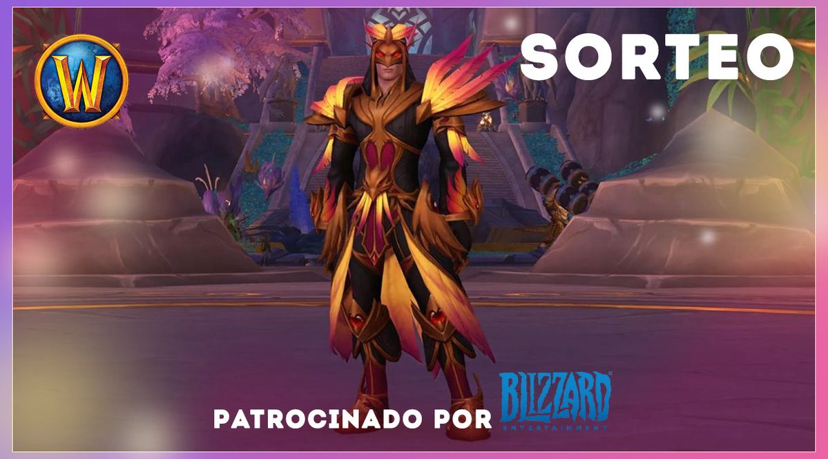 📢📢📢¡Para celebrar la salida del 10.1 y gracias a <a href="/Warcraft_ES/">Warcraft ES</a> os traigo el #sorteo de esta transfiguración 'Atavío de pluma de fuego' 🔥

⚠️Para participar: 

💙 Follow <a href="/Odiitv/">Odii</a>
🔁 Retweet este tweet  
🗺️ Válido solo para EU

📅 Finaliza el 02/05/2023 a las 23:59  ¡Mucha suerte