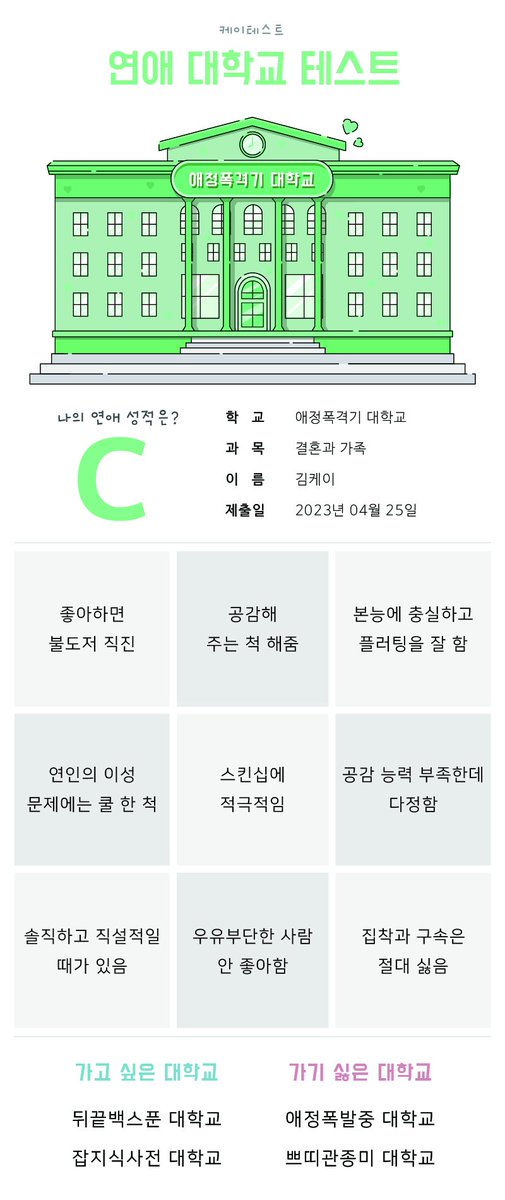 pilling21's tweet photo. MBTI-ENTJ
연애성적 C
눈치는 빠르나 보는 성격 아님.
생각보다 말이 먼저 나가서 책임지려고 노력 함. https://t.co/ngbTVINP91