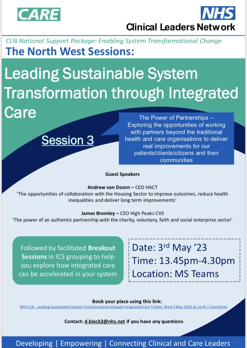 NHS Clinical Leaders Network tweet media