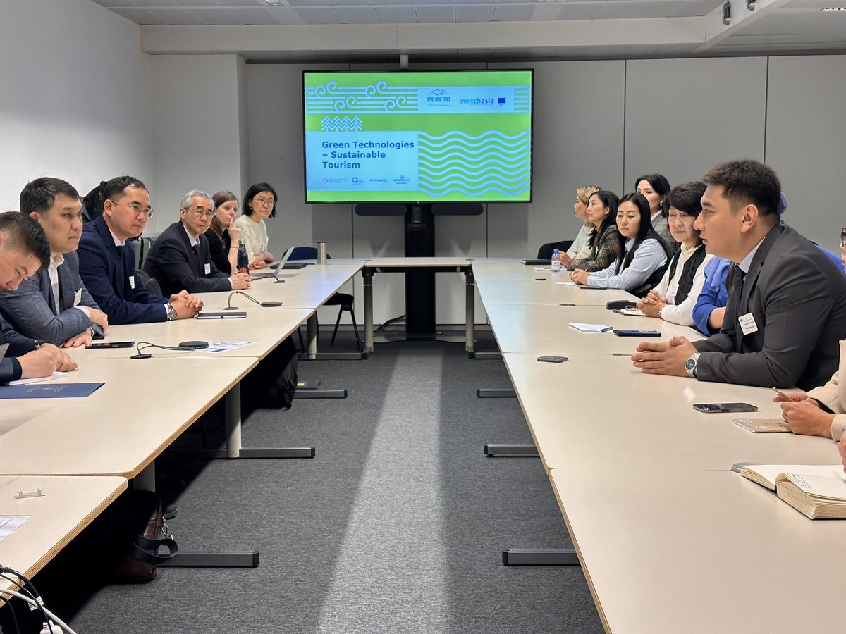 PeretoKg's tweet photo. Grateful to have met with experts from @EU_Commission DG International Partnerships #SWITCHAsia and DG Environment during our study tour in Belgium and Netherlands. Thank you for sharing valuable insights on EU green programmes #ERE #SCP @scp_centre @switchasia https://t.co/wwuKOYyeNU