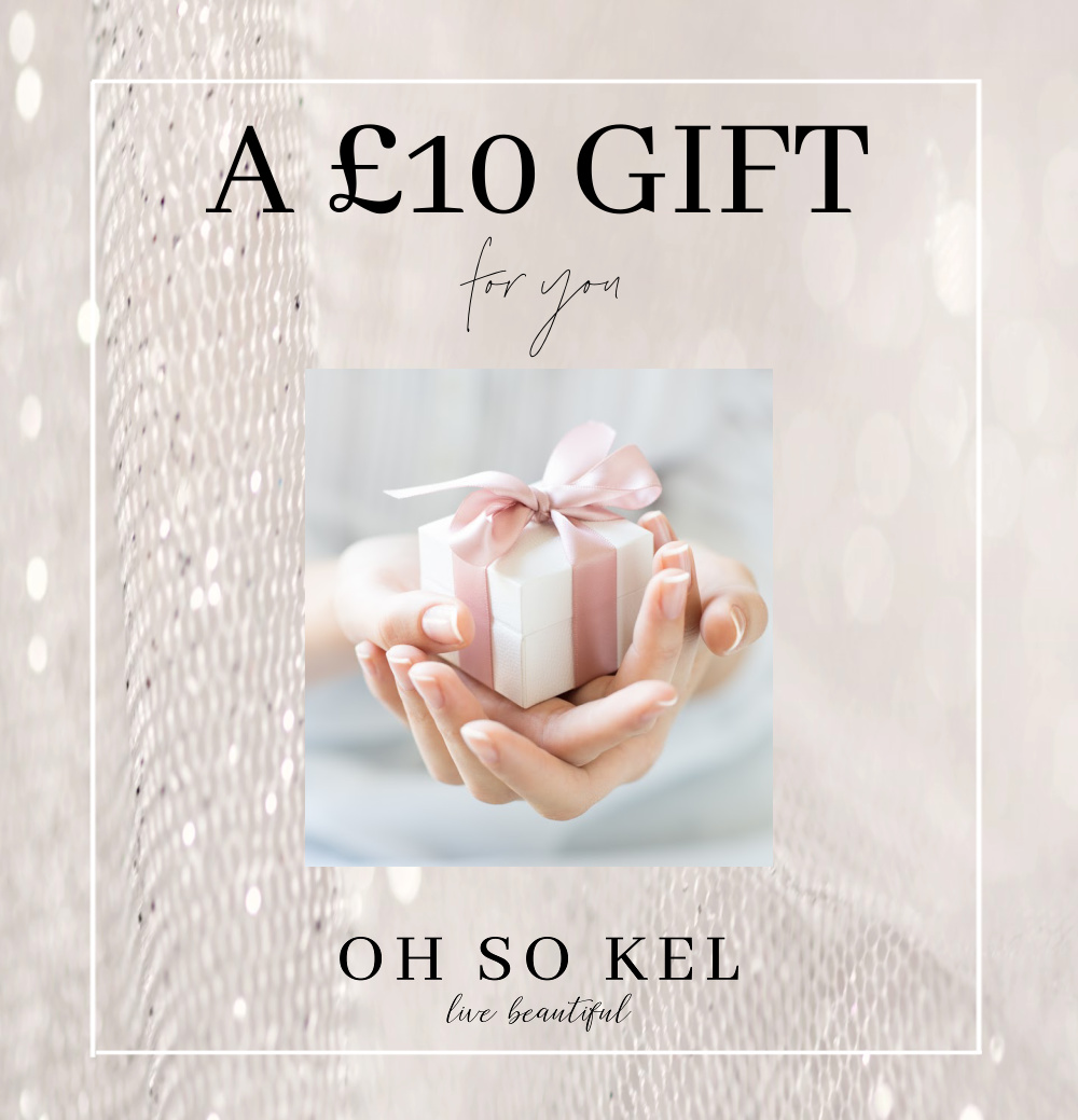 Here's £10 for you - Use 10POUNDS to claim your gift on ohsokel.com/store! (spend over £45 until end April)