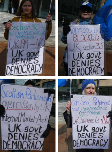 YesforEU's tweet photo. The UK government is like a controlling, bullying partner in a bad marriage; bit by bit, they are blocking every possible #democratic route for Scotland to achieve #SelfDetermination.
They wonโt succeed.
#ScottishIndependence
#IndyToJoinEU
#UKdeniesDemocracy https://t.co/6R77W5yxEp