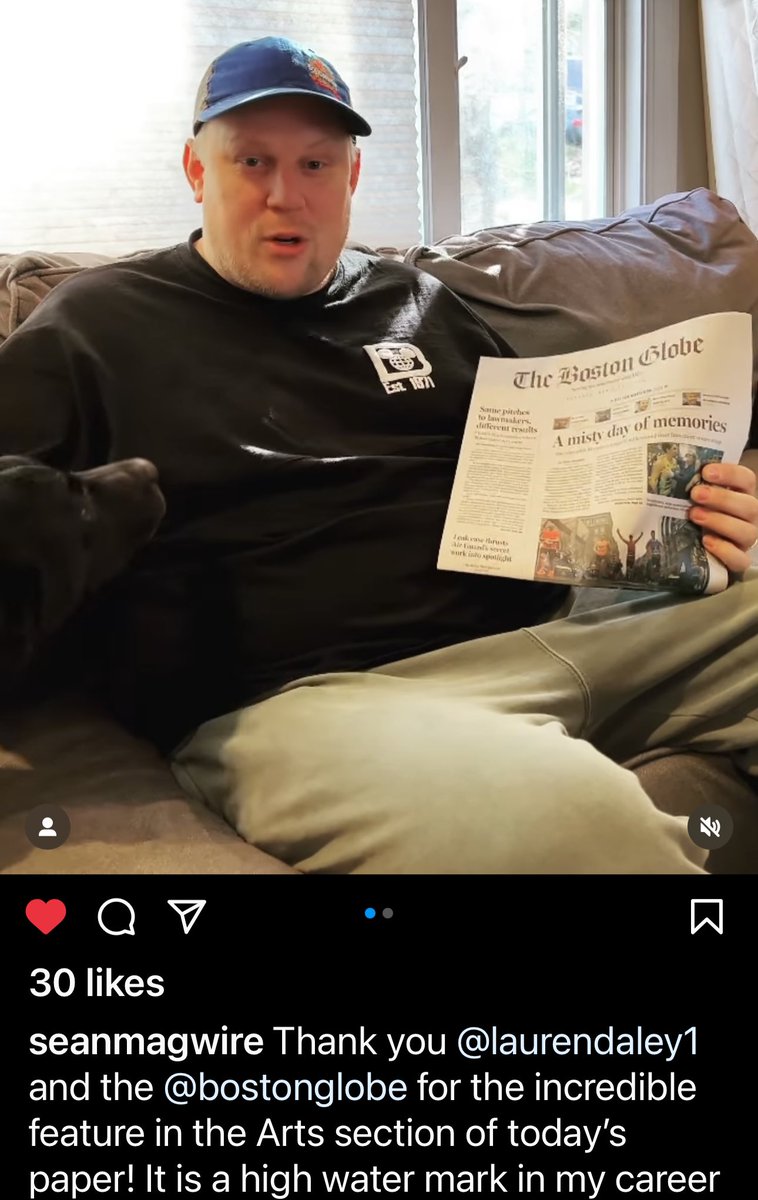 Loved writing this. 
Worcester high school counselor <a href="/seanmagwire/">Sean Magwire</a> is going for the gold in the #JohnLennon #songwriting contest. ✌️

bostonglobe.com/2023/04/17/art…