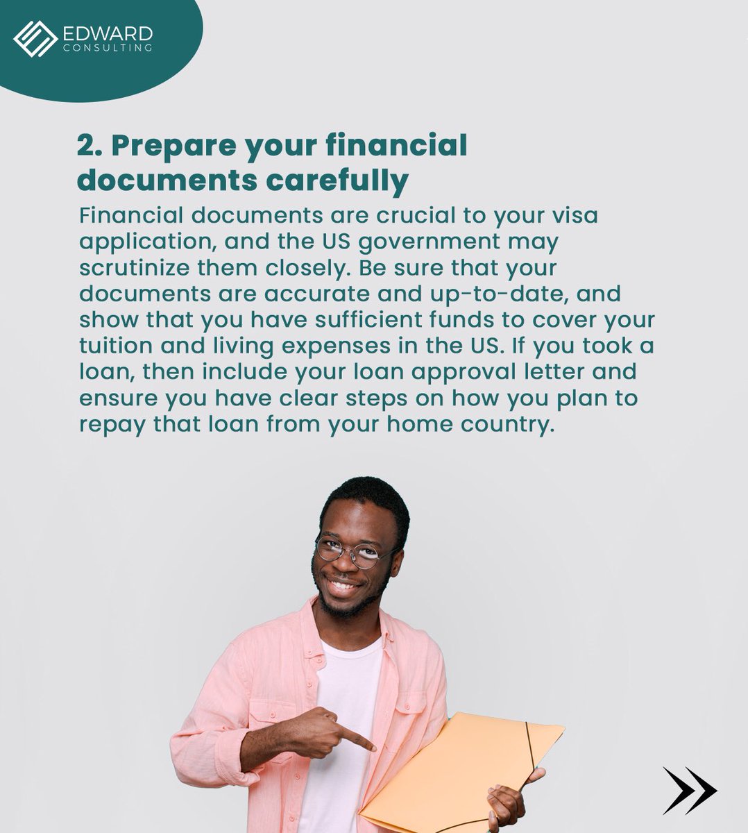 edwardconsultin's tweet photo. Have you gotten an offer letter from a #USschool and you want to start your student visa application process? We know it can be a confusing and overwhelming process especially when you listen to naysayers on how frequently aspiring students are rejected. https://t.co/9iIs8bqdQV