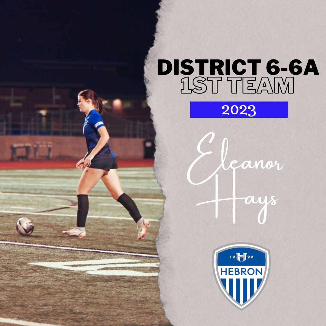 Congratulations to <a href="/EleanorHays2023/">eleanor hays</a> for receiving 1st Team for District 6-6A!
