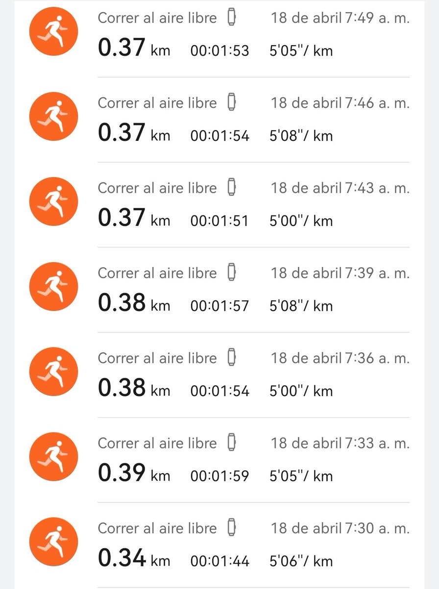 pablotorreskno's tweet photo. Hoy método intervalos 7x400 y 7x300 seguimos #SumandoKms #LoveRunSmile #YoElegíCorrer 
#felizmartes https://t.co/FxGTzVR0h2