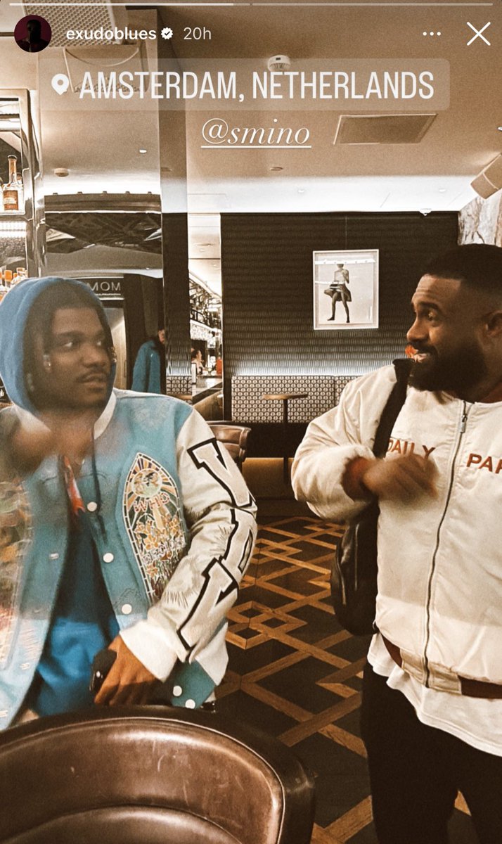 rapoutcontext's tweet photo. Baco Exu do Blues &amp; Smino juntos em Amsterdam! 🇳🇱 https://t.co/UlMLSB8kRQ