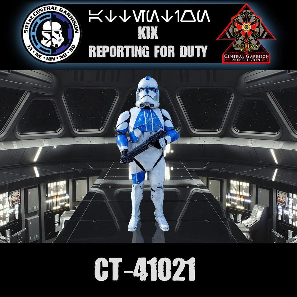 Happy Clonetrooper Tuesday! Congratulations, CT-41021!

#501st #501stlegion #badguysdoinggood #centralgarrison #korribansquad #clonetrooperdetachment
