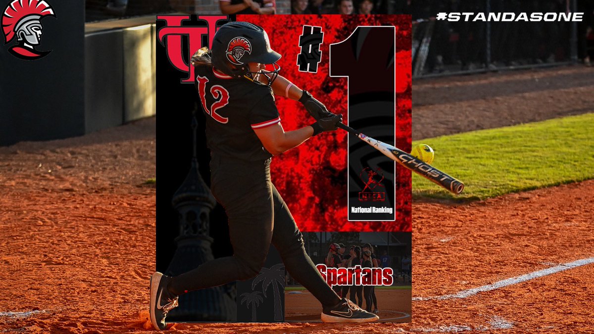 History is made‼️For the first time in program history, the Spartans have been ranked No. 1 in the NFCA Division II Top 25 Coaches Poll❗️

#StandAsOne🛡️