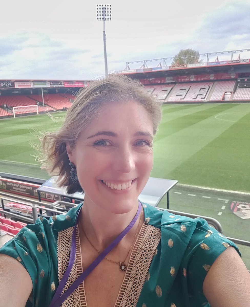 SorchaDossitt's tweet photo. Great to be back at work with #TeamOD @OD_UHD_NHS
Lots of great work happening to support our @UHD_NHS staff to #Thrive
Thank you @afcbournemouth for your hospitality๐ https://t.co/fnOIiGf452