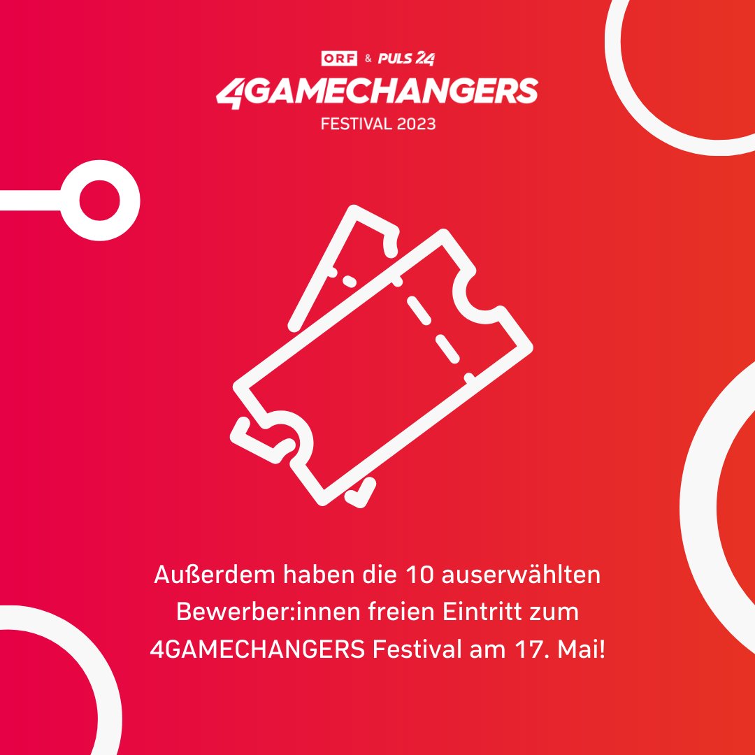 👩‍💼👨‍💼 Egal ob Berufseinsteiger oder Jobwechsel: Im Karrieretalk bekommst du ganz persönliche Bewerbungstipps von unseren HR-Expert:innen des @orf und @p7s1p4 ! Schnell sein, die Plätze sind begrenzt! ➡ bit.ly/3MzmDub #4GAMECHANGERS #4GC #4GCF23