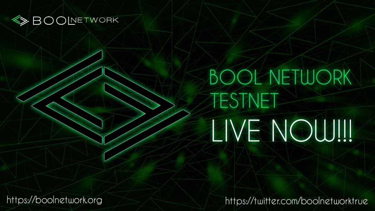 boolnetworktrue's tweet photo. Test it on your device,
Network Name: Bool Network
New RPC URL: https://t.co/oHb0kLD5dv
Chain ID: 5422
Currency Symbol: tBOOL
BlockbExplorer URL: https://t.co/Gq9nNVYMtz

Faucet URL: https://t.co/5m48T3nVSt https://t.co/LQLbC9ovm8