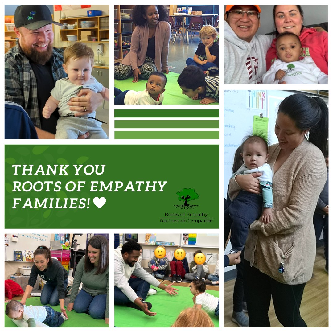RootsofEmpathy's tweet photo. We would like to take today to thank all our Volunteer Families!

Thank you for helping us change the world, child by child - we couldn’t do it without YOU!

What's your favourite Roots of Empathy memory with your baby?

#NVW2023 #NationalVolunteerWeek @SeaPubSchools https://t.co/dpfzAtqu7i